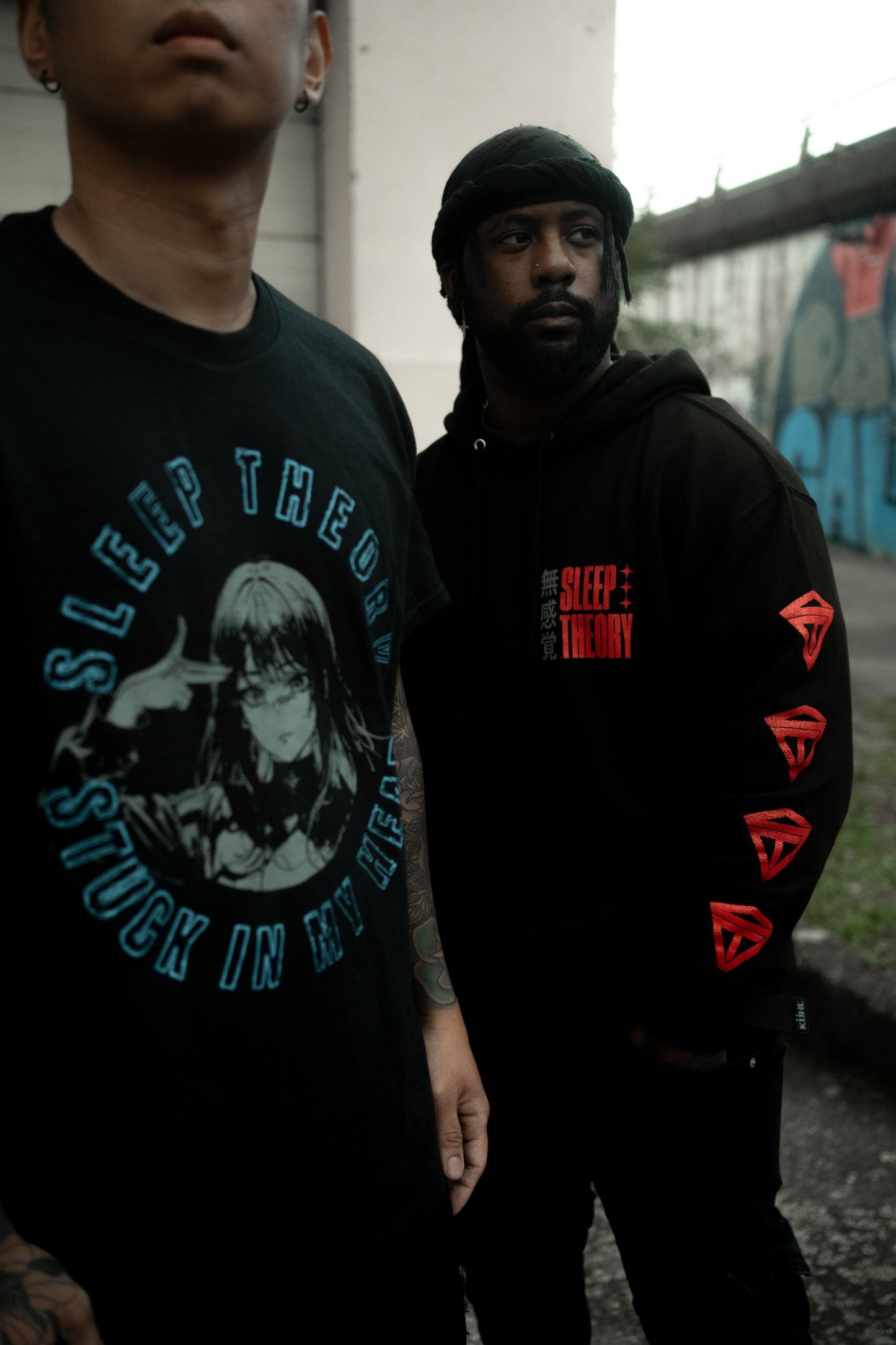 Numb Anime Pullover Hoodie (Black)