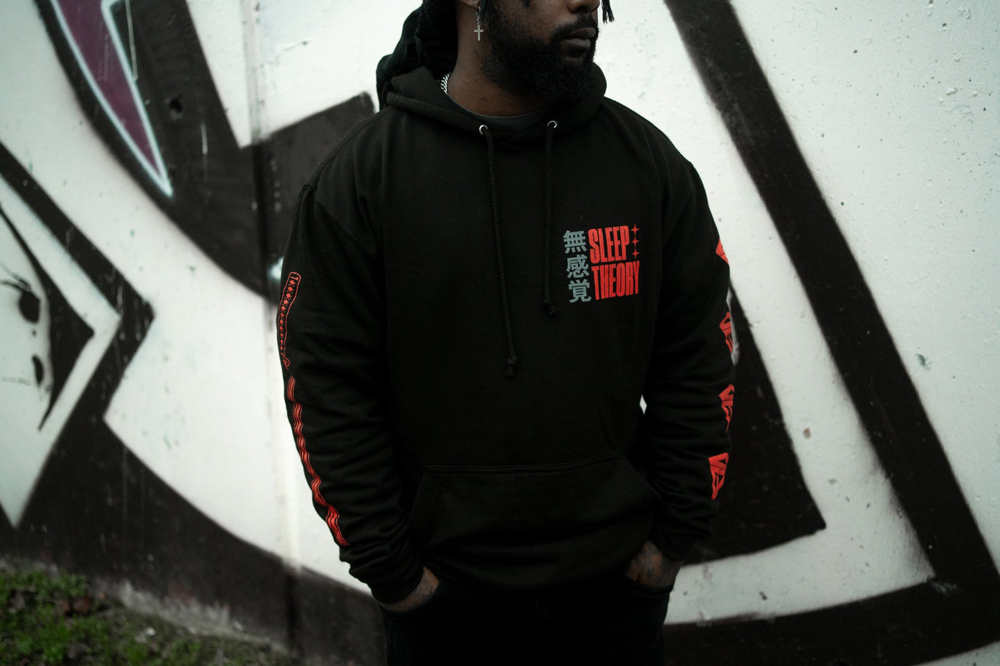 Numb Anime Pullover Hoodie (Black)