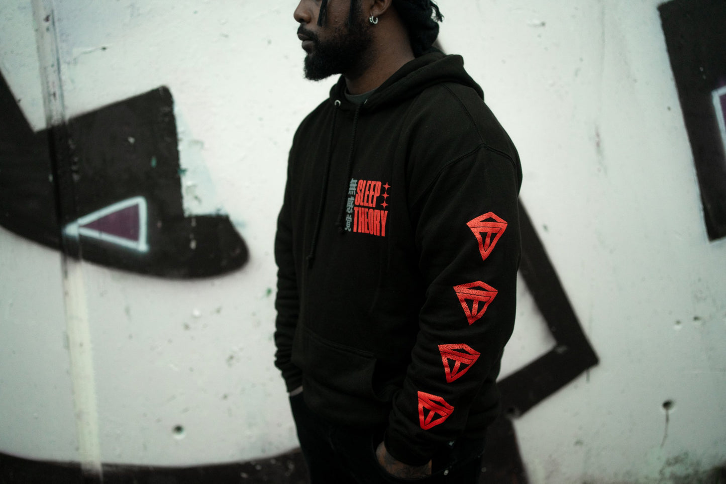 Numb Anime Pullover Hoodie (Black)