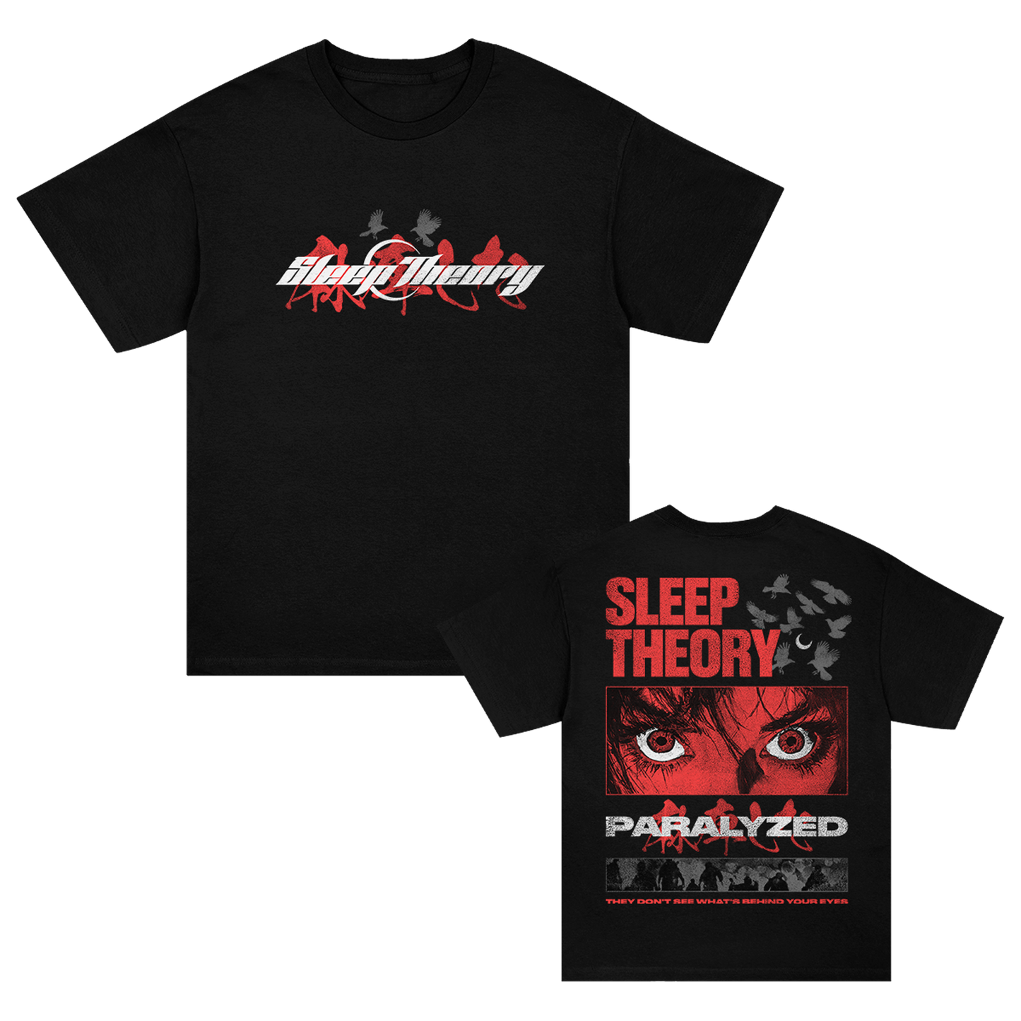 Paralyzed Anime T-Shirt (Black)