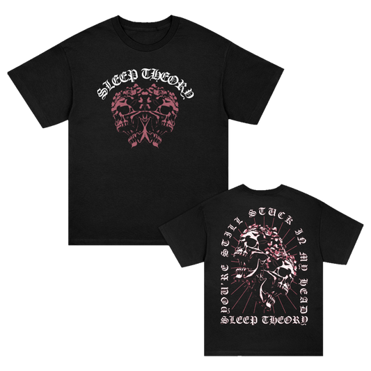 Dual Skulls T-Shirt (Black)