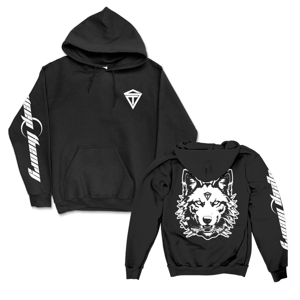Wolf Pullover Hoodie (Black)