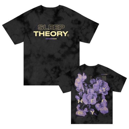 Floral T-Shirt (Crystal Black Dye)